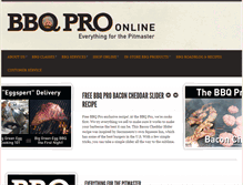Tablet Screenshot of bbqproonline.com